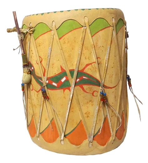 Painting Native American Drums At Explore