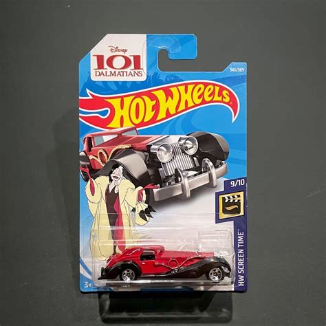 Hot Wheels Cruella De Vil Disney Dalmatians Hobbies Toys Toys Games On Carousell
