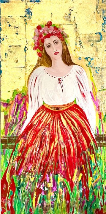 Romanian Girl 2 Angela Tocila Art Paintings Prints Ethnic