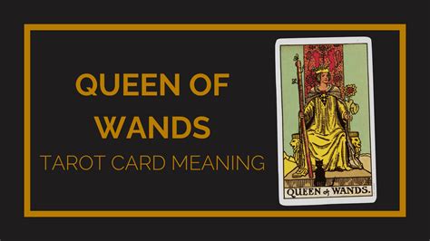 Queen Of Wands Tarot Card Meaning