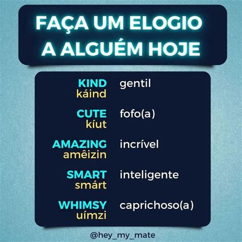 Dicas de Inglês on Instagram Quer aprender a falar inglês o