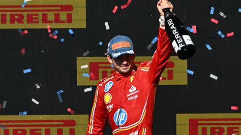 ferrari driver charles leclerc wins   grand prix  weekly