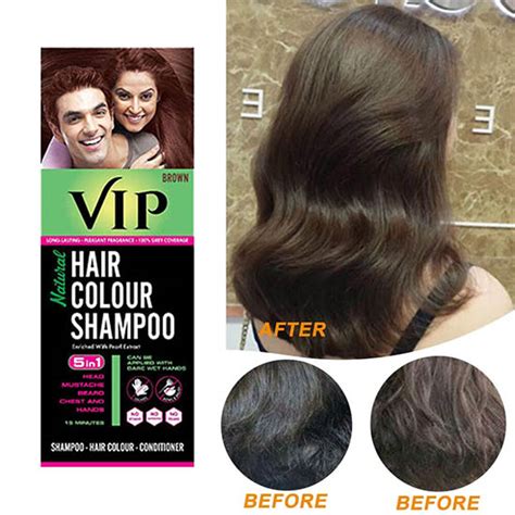 Vip Hair Colour Shampoo 180 ML Black Color Best in Pakistan