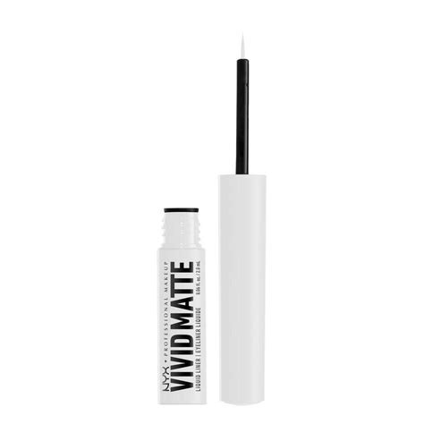 Vivid Matte White Liquid Liner Nyx Professional Makeup