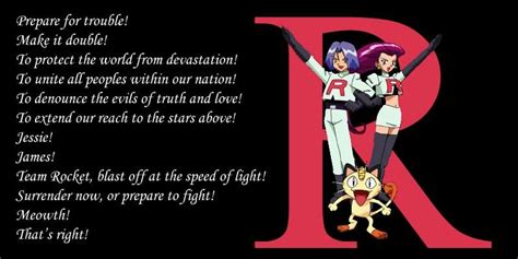 Team Rocket Motto Parody