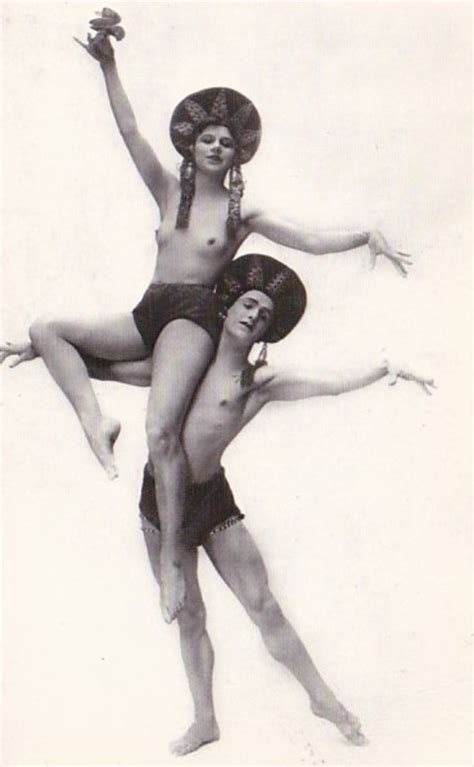 Humour Topless Nude The Upper Hand Acrobats Performing Naked Topics Humour Postcard