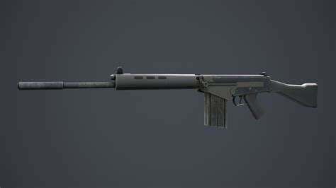 Fn Fal Pack D Model Turbosquid