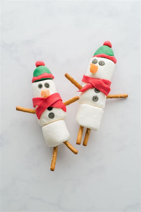 Snowman Marshmallow Hot Chocolate Toppers Baked Bree