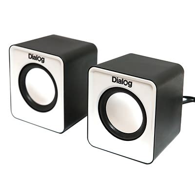 USB speakers Dialog AC-02UP Black-White
