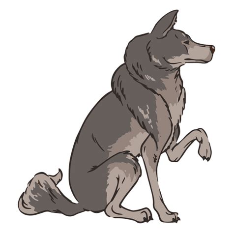illustration  wolf sitting png svg design   shirts