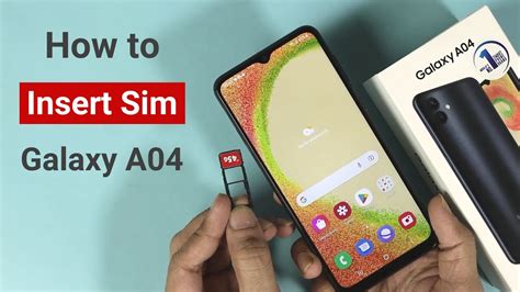 How To Insert Sim Card In Samsung Galaxy A Phone Youtube