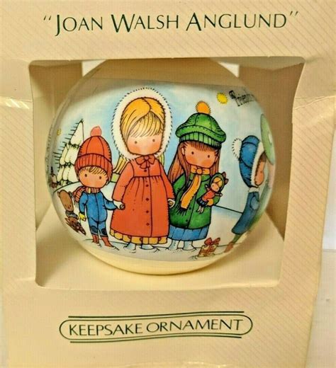 Joan Walsh Anglund Hallmark Friendship Ornament Spun Satin Etsy