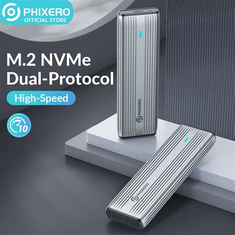 Phixero Ssd Nvme M Gabinete Dual Portacol Nvme Para Adaptador Usb