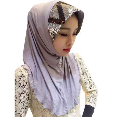 New Muslim Chiffon Printed Hijab Islamic Scarf Arab Cap Shawl Headscarf