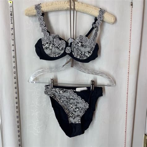 Aubade Intimates Sleepwear Vintage Aubade Reglis Floral Lace Lingerie Set Poshmark