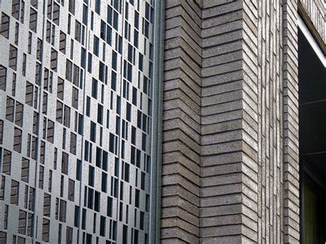 the west, a building in new york with a recycled-brick façade 