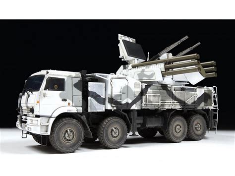 Zvezda 3698 Russian Pansir S-1 AA System Plastic Kit 1/35