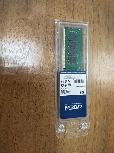 Оперативная память Crucial DDR4 16Gb 3200MHz pc-25600 (CT16G4DFRA32A ...