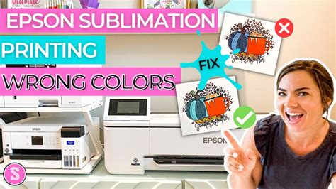 Epson Sublimation Printer Printing Wrong Colors Fixing Epson F And