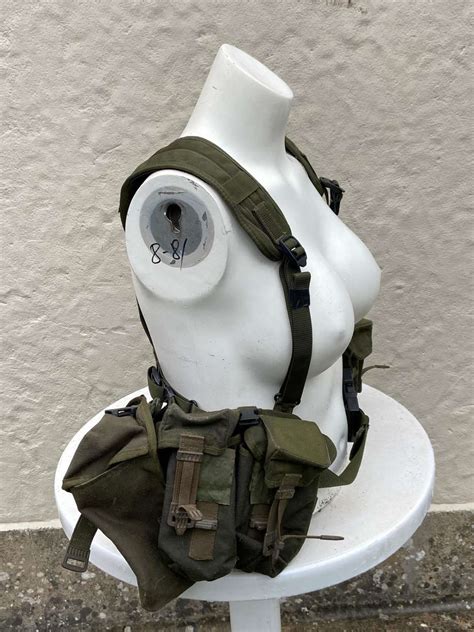 Tactical British Army Airborne Webbing Set Vest Modular Chest Rig