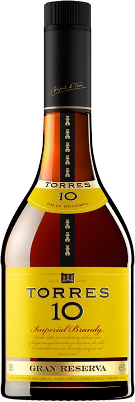 Бренди Torres, 10 Gran Reserva, in gift box, 0.7 л. купить бренди в ...