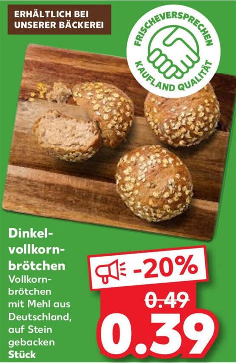 Dinkel vollkorn brötchen Angebot bei Kaufland