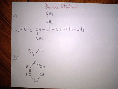 Escreva As Fórmulas Estruturais Dos Seguintes Compostos