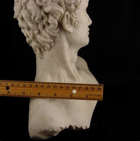 Vintage Nude Bust David Statue Male Sculpture Etsy