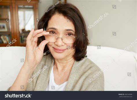 Attractive Middleaged Brunette Woman Beautiful Smile Stock Photo Shutterstock