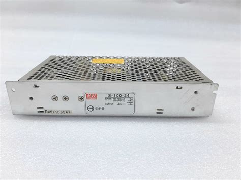 MEANWELL S-100-24 POWER SUPPLY 100-120VAC 1.9A - Alvi Marine