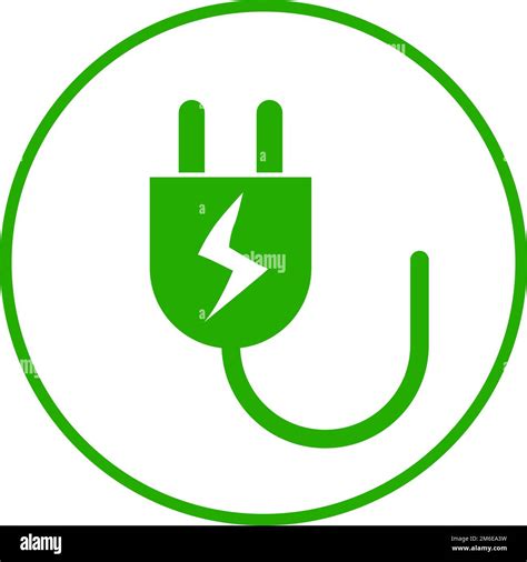 Outlet Icon During Charging Charge Symbol Editable Vector Stock Vector Image And Art Alamy