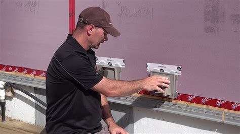 How To Install Vinyl Siding Accessory Mounting Blocks Youtube