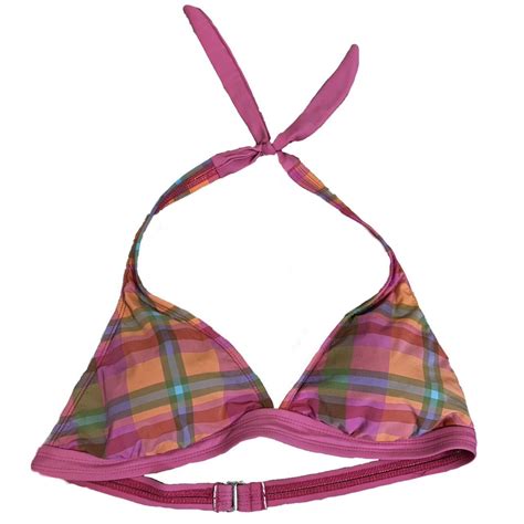 Y K Bikini Top Has An Adorable Plaid Print And Is Depop