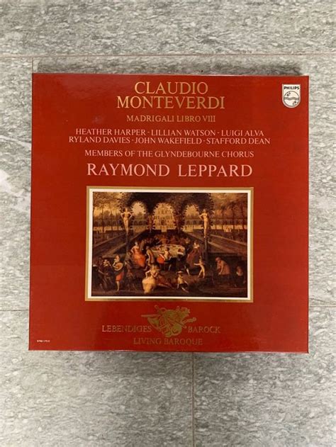 Claudio Monteverdi Madrigali Libro VIII Kaufen Auf Ricardo