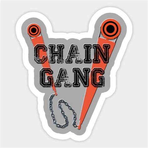 Chain Gang Football - Football - Sticker | TeePublic