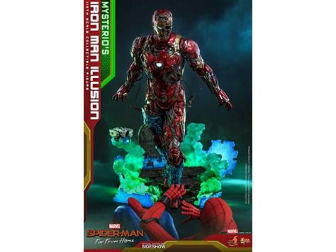 Spider Man Far From Home Mms Pvc Action Figure Mysterio S Iron Man Illusion Cm Hot Toys