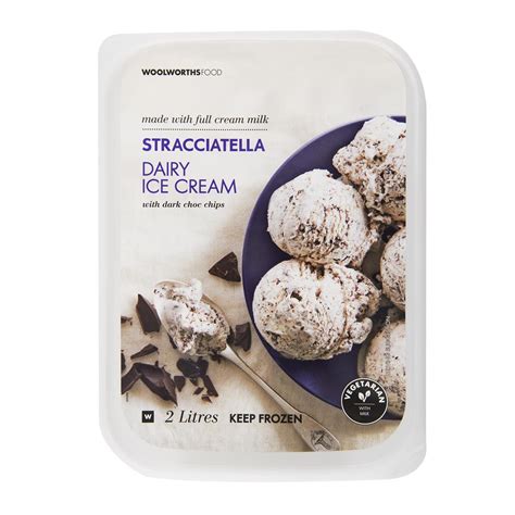 Stracciatella Dairy Ice Cream 2 L Za