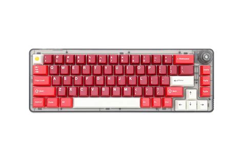 HOMOO KF Mode Wireless Knob Mechanical Keyboard Kit Black Cyan White Clear Hot