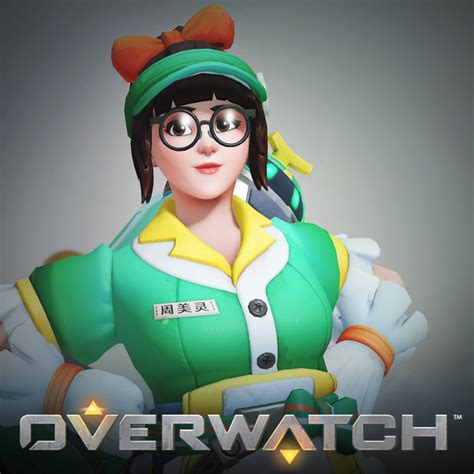 Artstation Overwatch 3 Years Anniversary Honey Dew Mei