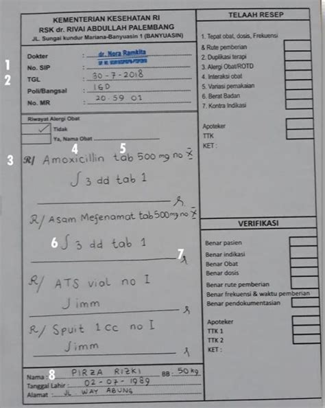 Contoh Resep Obat - 45+ Koleksi Gambar