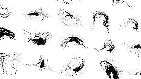 Artstation 150 Photoshop Splatter Brush Bundle Brushes