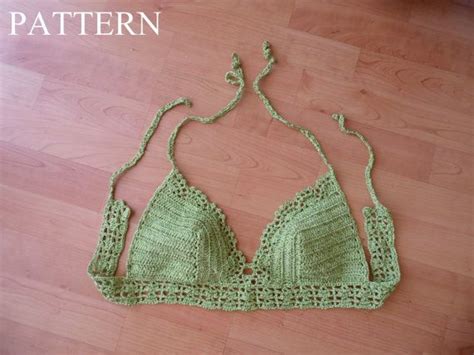 Crochet Bikini Top Pattern Crochet Pattern Bikini Pattern PDF Pattern Bustier Pattern
