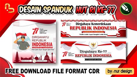 Tutorial Cara Cepat Buat Desain Spanduk Banner Hut Ri Ke 77 Dengan