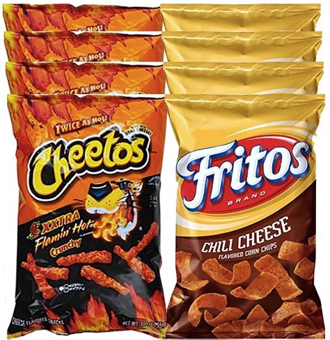 Spicy Snack Care Package For College Military Sports Cheetos Crunchy Xxtra Flamin Hot