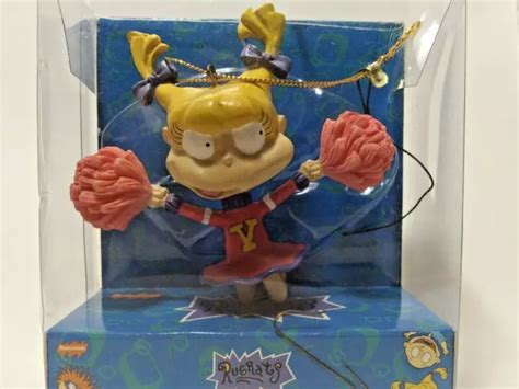 Angelica Rugrats Nickelodeon Christmas Ornament 2002 Klasky Csupo Inc