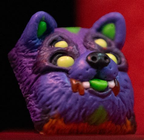 Grimey As Fuck EVA 01 Trash Panda V3 Keycap Archivist