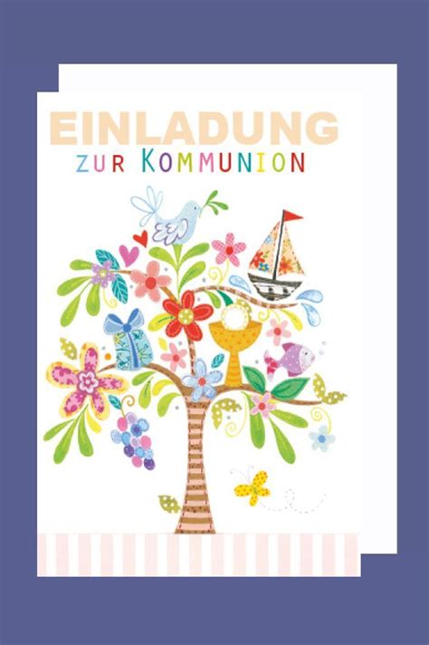 Einladung Zur Kommunion Glaubw Rdig Kunst Buch