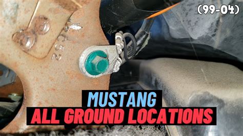 All Ground Locations Mustang Youtube