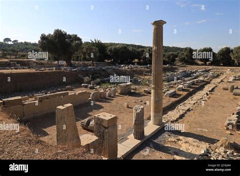 Teos An Ancient City Stock Photo Alamy