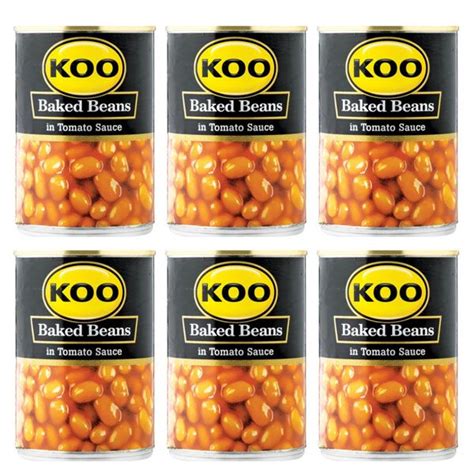 Koo Baked Beans In Tomato Sauce - 6 x 410g | Shop Today. Get it ...